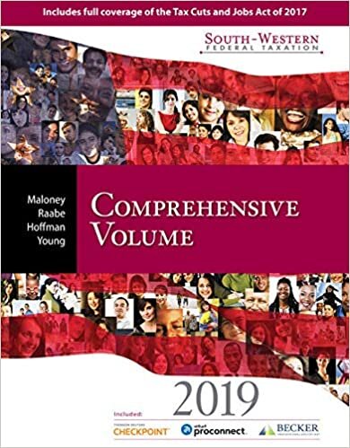 CengageNOWv2, 1 term Printed Access Card for Maloney/Raabe/Hoffman/Young's South-Western Federal Taxation 2019: Comprehensive, 42 indir