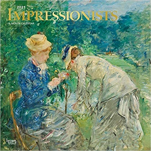 Impressionists 2021 Calendar: Foil Stamped Cover indir