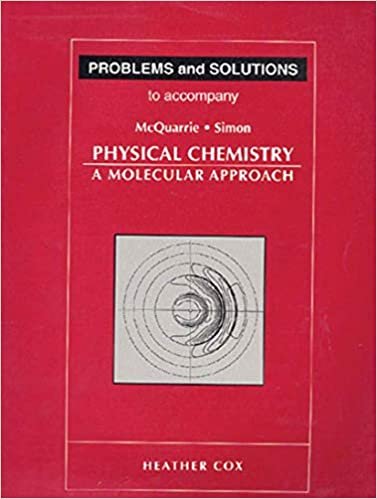Student Solutions Manual for Physical Chemistry: A Molecular Approach