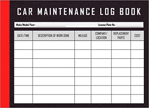 Car Maintenance Log Book: Maintenance log book | vehicle maintenance log book | auto maintenance log book | Car Repair Journal