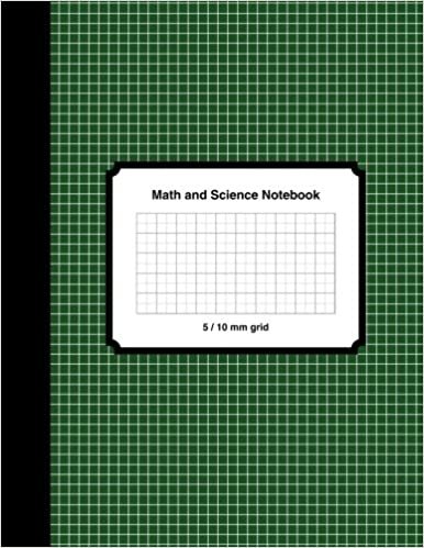 Math and Science Notebook, Green Cover