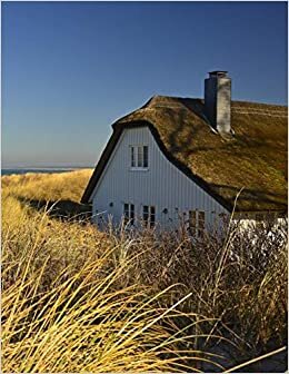 Notebook: House Thatched Cottage Dune Coast View 8.5" x 11" 150 Ruled Pages