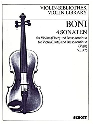 4 Sonaten: op. 2. Violine (Flöte) und Basso continuo. (Violin-Bibliothek)