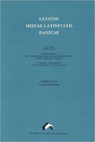 Lexicon Mediae Latinitatis Danicae 5: Increpo -- Monachium: No. 5 indir