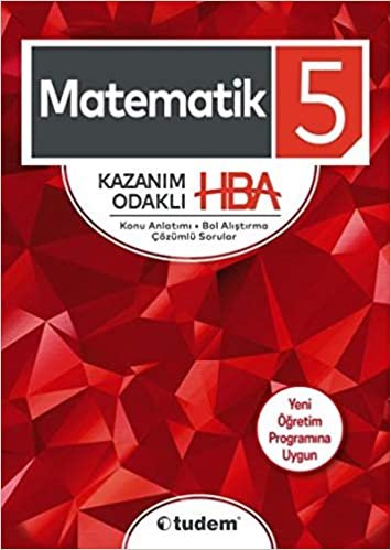 Tudem 5. Sınıf Matematik Kazanım Odaklı HBA-YENİ