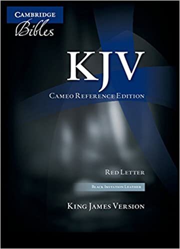 KJV Cameo Reference Bible, Black Imitation Leather, Red-letter Text, KJ452:XR Black Imitation Leather indir