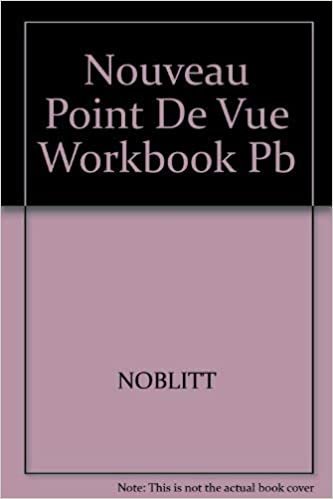 Nouveau Point De Vue Workbook Pb