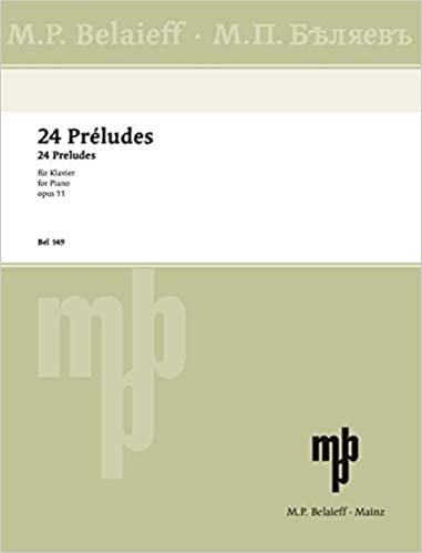 24 Préludes: op. 11. Klavier. indir