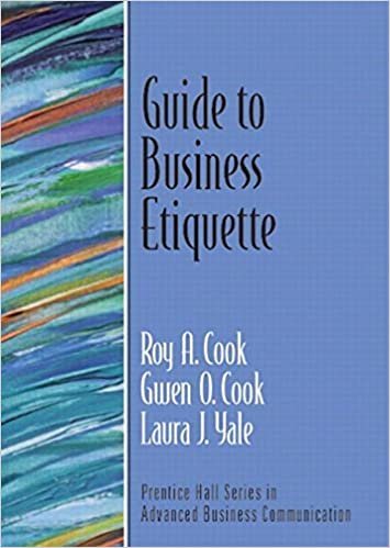 Guide to Business Etiquette (Guide to Business Communication Series) (The Prentice Hall Series in Advanced Communication)