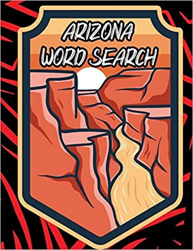 Arizona Word Search: Brilliant Gift Idea for anyone who born in or in love with Arizona