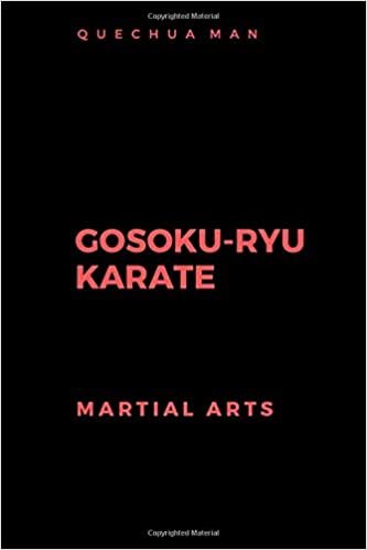 GOSOKU-RYU KARATE: Notebook, Journal, Diary (6x9 line 110pages bleed) (MARTIAL ARTS1)