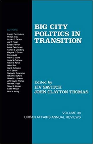 Big City Politics in Transition (Urban Affairs Annual Reviews) indir