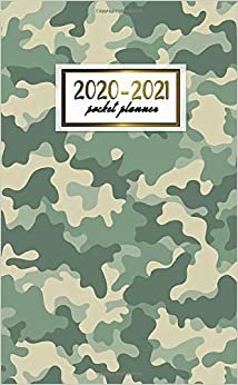 2020-2021 Pocket Planner: 2 Year Pocket Monthly Organizer & Calendar | Cute Two-Year (24 months) Agenda With Phone Book, Password Log and Notebook | Trendy Camouflage Pattern
