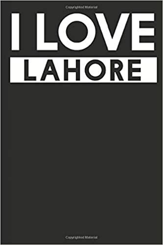 I Love Lahore: Notebook
