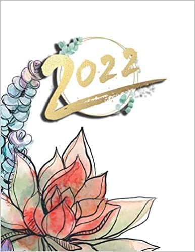 2022: Annual Agenda Planner with Monthly Views for Work or Home| 8.5 x 11"