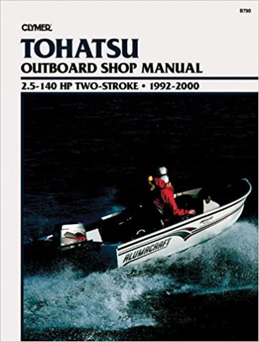 Clymer Tohatsu Outboard Shop Manual, 2.5-140 HP Two-Stroke, 1992-2000