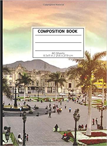 COMPOSITION BOOK 80 SHEETS 8.5x11 in / 21.6 x 27.9 cm: A4 Lined Ruled Notebook | "Palms" | Unique Workbook for s Kids Students Boys | Writing Notes School College | Grammar | Languages