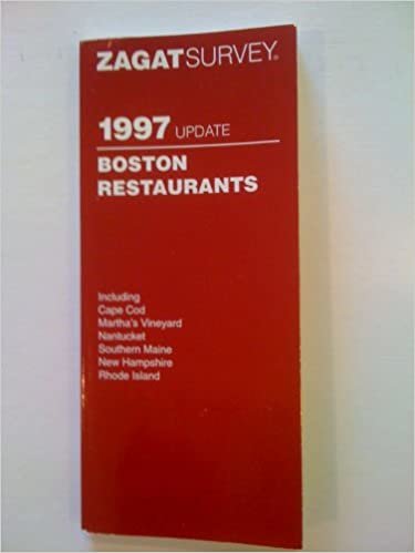 Zagatsurvey 1997 Update: Boston Restaurants (ZAGATSURVEY: BOSTON RESTAURANTS) indir