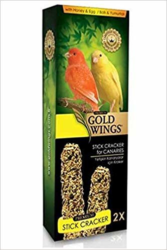 Gold Wings Premium Kanaryalar İçin Balli Kraker 2'Li