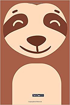 Blank Sketchbook for Drawing, Sketching or Doodling, Writing or Painting: Sloth face (Vol. 59)| 100 Pages, 6" x 9" | Sketch Books for Students | Notebook and Journal White Paper for kids and adults