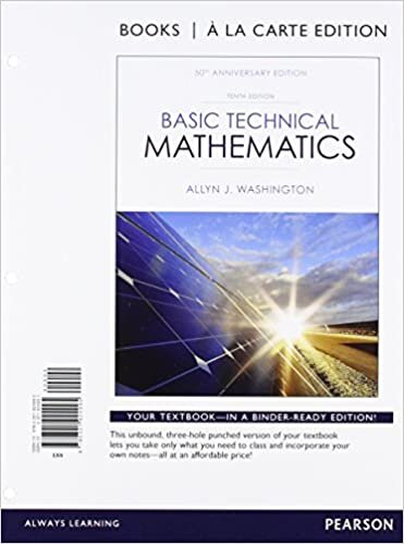 Basic Technical Mathematics, Books a la Carte Edition Plus New Mylab Math with Pearson Etext -- Access Card Package