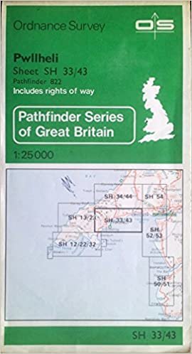 Pathfinder Maps: Pwllheli Sheet 822 (SH33/43) indir