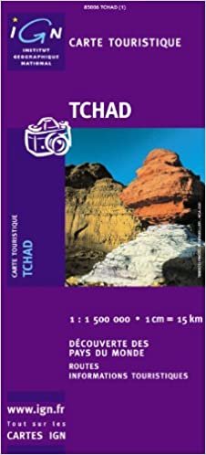 Tschad 1 : 1 500 000: Carte touristique. Découverte des pays du monde. Routes. Informations touristiques (Pays et Villes de France)