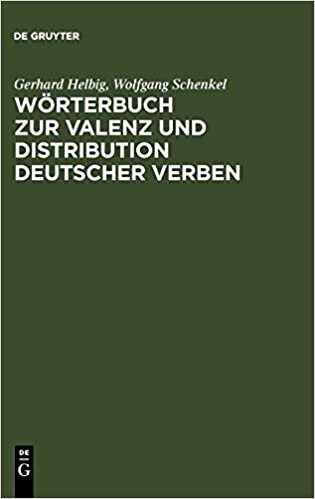 Wörterbuch zur Valenz und Distribution deutscher Verben indir