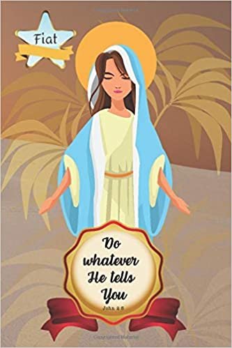 Do Whatever He Tells You: Christian Notebook with Inspiration Quote on the Cover (110 Pages, 6 x 9) indir