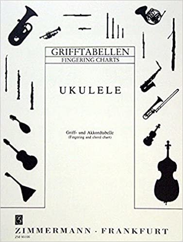 Grifftabelle für Ukulele: (Griff- und Akkordtabelle). Ukulele.
