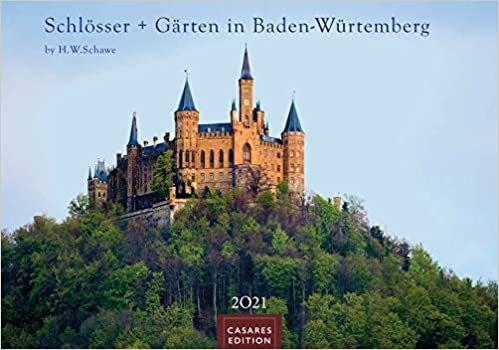 Schlösser + Gärten in Baden Württemberg 2021 L 50x35cm indir