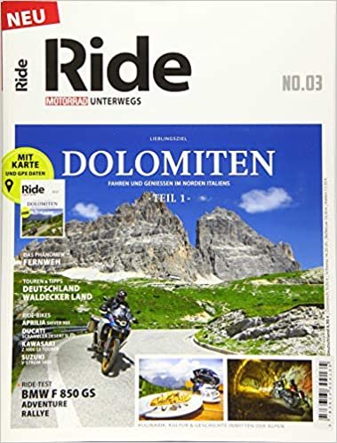 RIDE - Motorrad unterwegs, No. 3 - Dolomiten indir