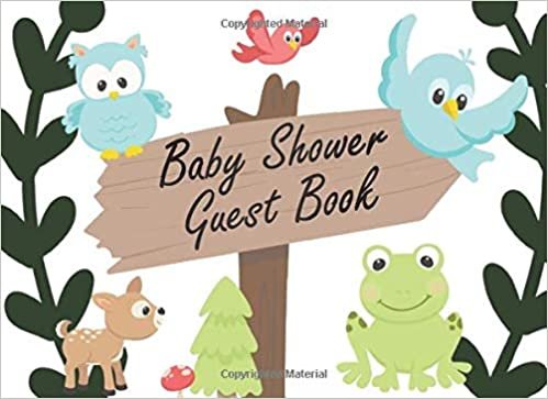 Baby Shower Guest Book: Cute Woodland Animals Cover - Cherish Special Messages From Guests For Ever With Keepsake Pages For Parents To Be - Guest Book With Advice Pages, Names & Best Wishes For Baby
