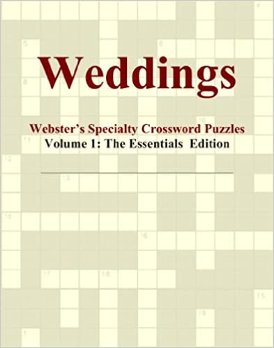 Weddings - Webster's Specialty Crossword Puzzles, Volume 1: The Essentials Edition indir