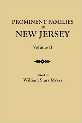 Prominent Families of New Jersey. In Two Volumes. Volume II indir