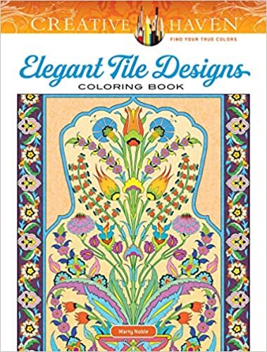 Creative Haven Elegant Tile Designs Coloring Book (Adult Coloring) indir