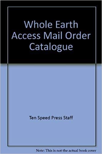 Whole Earth Access Mail Order Catalog indir