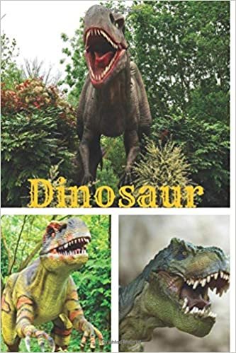 Dinosaur: Perfect for Kids... Notebook with Animals for Kids, Notebook for Drawing and Writing (110 Pages, Blank, 6 x 9)