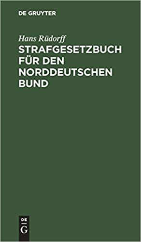 Strafgesetzbuch für den Norddeutschen Bund