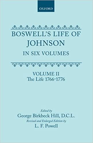 Boswell's Life of Johnson Together with Boswell's Journey of a Tour to the Hebrides and Johnson's Diary of a Journey Into North Wales: Volume II. the Life (1766-1776): 2