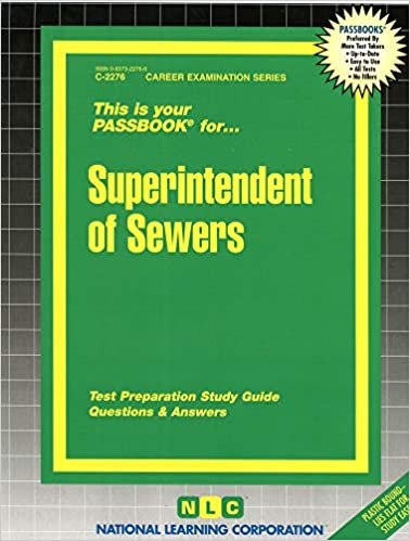 Superintendent of Sewers (Career Examination)