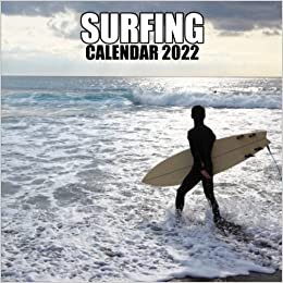 Surfing Calendar 2022: 12-Month Calendar, Cute Gift Idea For Surf Lovers Men And Women on Birthday or Christmas indir