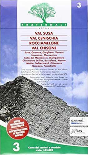 Val Susa - Val Cenischia - Rocciamelone - Val Chisone 1 : 25 000 indir