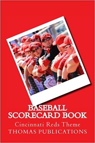 Baseball Scorecard Book: Cincinnati Reds Theme