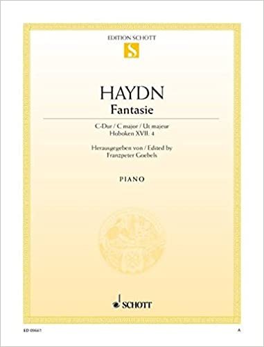Fantasie C-Dur: Hob. XVII:4. Klavier. (Edition Schott Einzelausgabe)