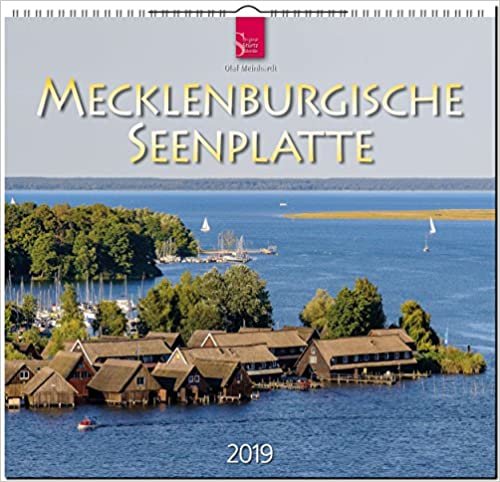 Mecklenburgische Seenplatte 2019: Mittelformat-Kalender