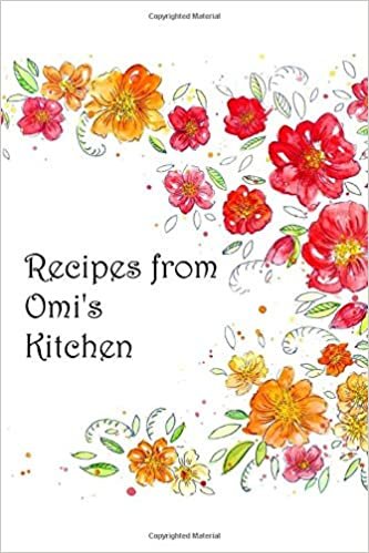 Recipes from Omi's Kitchen: Blank recipe book/journal to write in/fill: space for 100 recipes personalized cookbook family recipe collection Gift for ... seasonal German Christmas Birthday