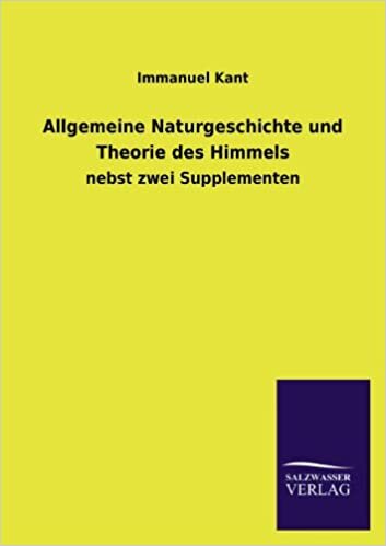 Allgemeine Naturgeschichte Und Theorie Des Himmels indir