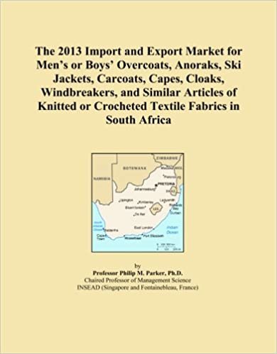 The 2013 Import and Export Market for Men's or Boys' Overcoats, Anoraks, Ski Jackets, Carcoats, Capes, Cloaks, Windbreakers, and Similar Articles of ... or Crocheted Textile Fabrics in South Africa