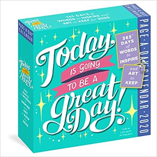 Today is Going to Be a Great Day! Colour Page-A-Day Calendar 2020
